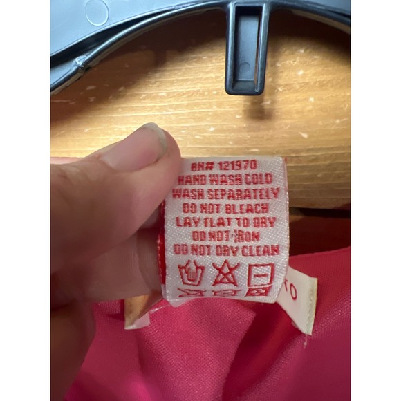 Flying Tomato‎ Pink Tropical Floral Wrap Romper Short Sleeve Tie Waist Cottage - Picture 5 of 10